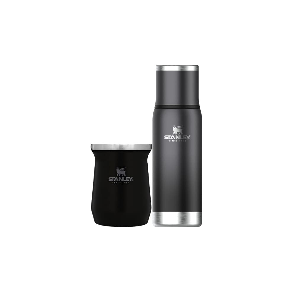 Kit To - Go Charcoal Glow | Stanley - Termo Charcol + Mate