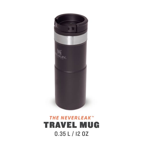 Mug Classic Neverleak 350 ml Negro | Stanley - MUGS