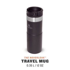 Mug Classic Neverleak 350 ml Negro | Stanley - MUGS