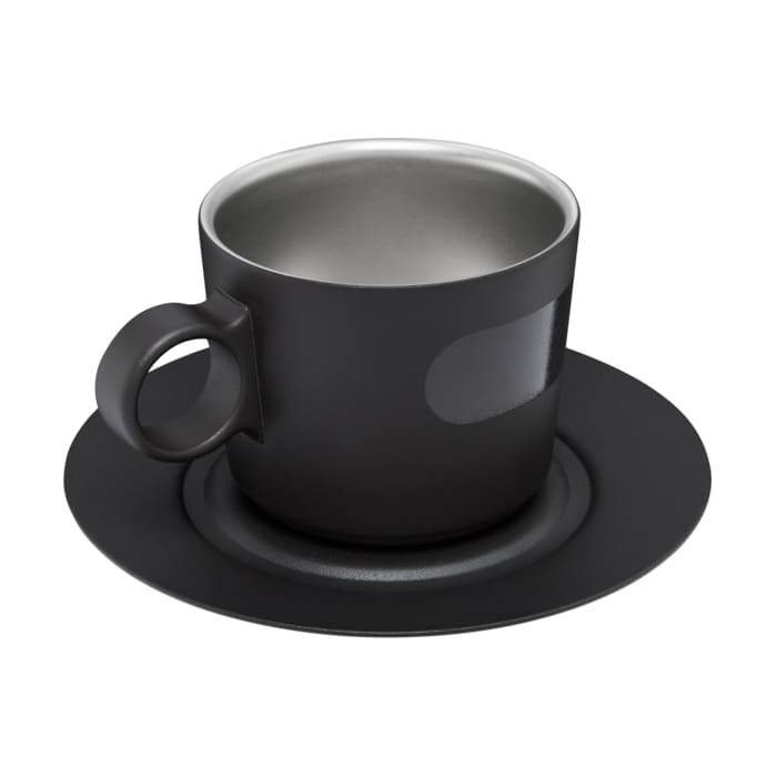 Taza Cappuccino Daybreak 192 ml Negro con platillo | Stanley