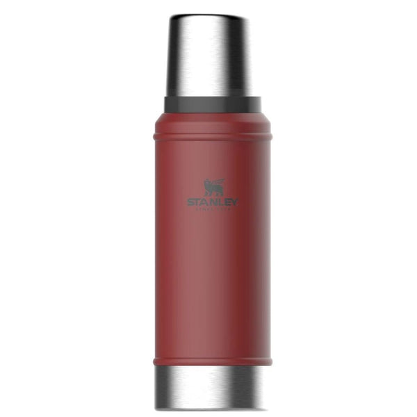 TERMO CLASSIC SIN ASA 950 ML ROJO CON TAPON CEBADOR | STANLEY - STANLEY PMI BOLIVIA